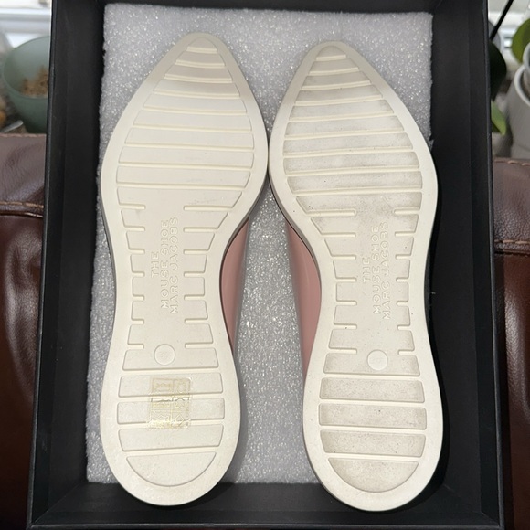 🔥🔥🔥 NEW Marc Jacobs The Mouse Shoe Demi-Wedge Pink Pointy Flats Shoes - Picture 6 of 7